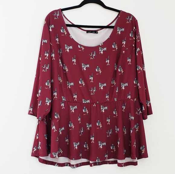 Isabel & Alice Tops - Isabel & Alice Scoop Neck Blouse size 3x